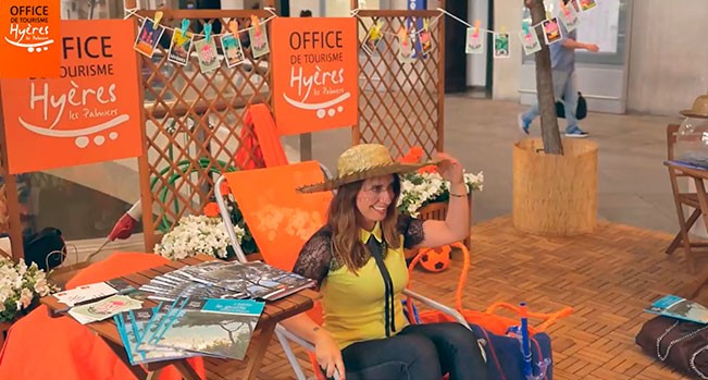 Street Marketing™ - Under the sun with the Hyères tourist office 3 Street Marketing™