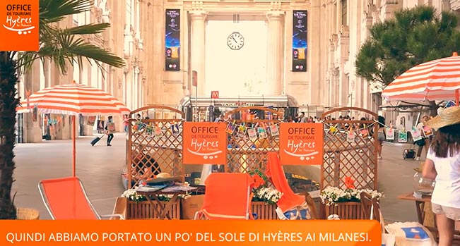 Street Marketing™ - Under the sun with the Hyères tourist office 4 Street Marketing™